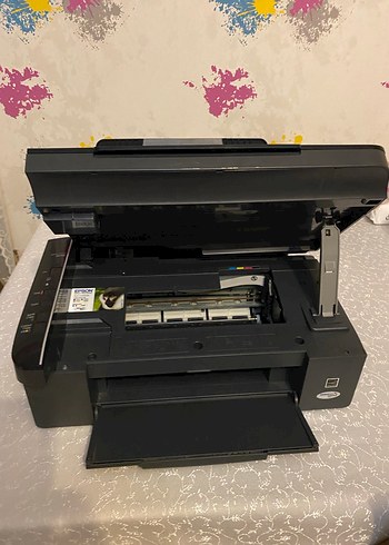 Siyah Epson Yazıcı. KARTUŞ YOKTUR !!! - Görsel 2