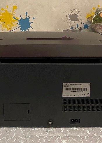 Siyah Epson Yazıcı. KARTUŞ YOKTUR !!! - Görsel 5