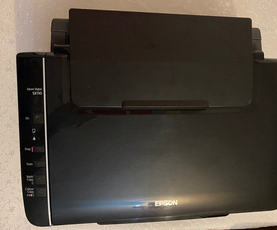 Siyah Epson Yazıcı. KARTUŞ YOKTUR !!! - Görsel 3