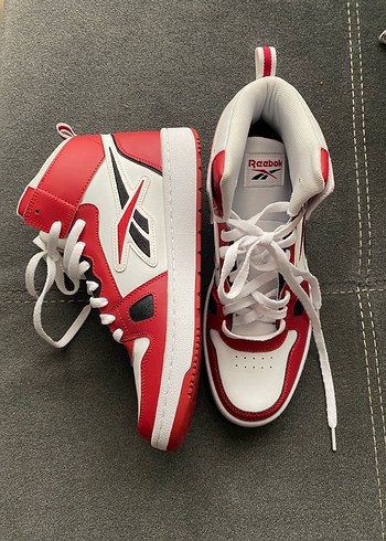 Kırmızı Beyaz Reebok Basketbol Ayakkabısı Velcro - Görsel 3