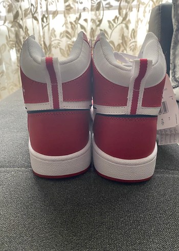 Kırmızı Beyaz Reebok Basketbol Ayakkabısı Velcro - Görsel 6