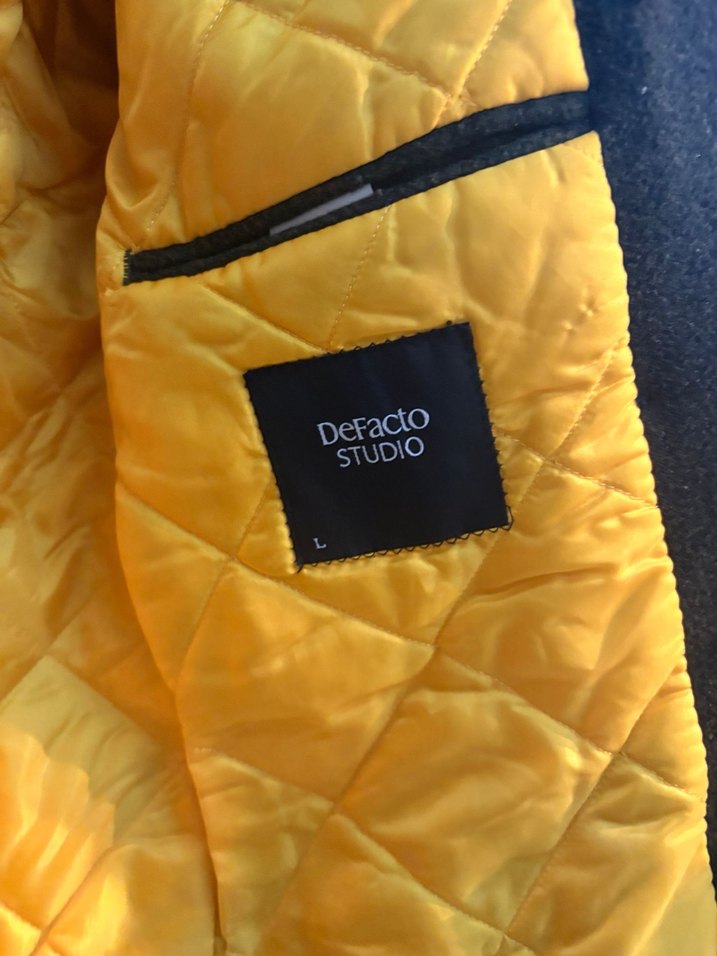 Düğmeli Kahverengi Yün Klasik Erkek Kaban - Görsel 3