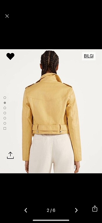 Bershka bershka deri ceket