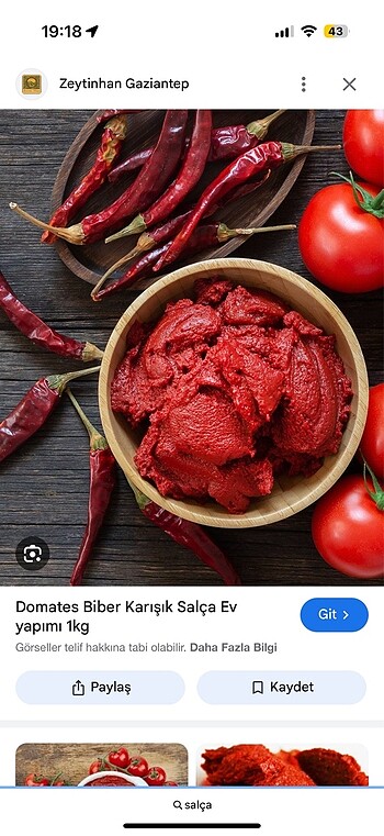 ev yapımı salça