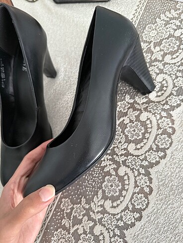 Deichmann ariane deri topuklu ayakkabı