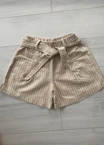 Kız çocuk keten şort - Görsel 2
