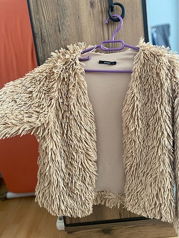 Peluş mevsimlik ceket