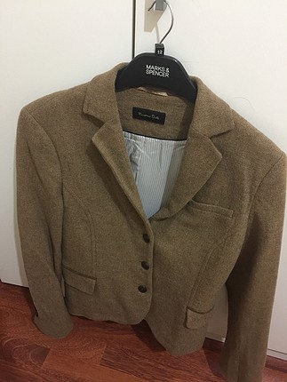 Massimo Dutti Camel Blazer Ceket