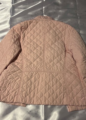 Esprit Pembe Kadın Kapitone Fermuarlı Ceket - Görsel 7