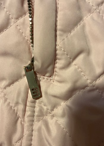 Esprit Pembe Kadın Kapitone Fermuarlı Ceket - Görsel 6