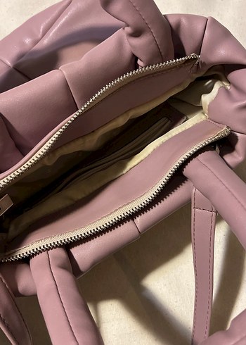 Manuka koyu lila Deri Fermuarlı Kadın Çanta - Görsel 4