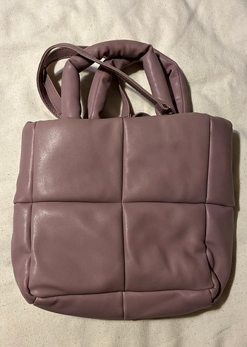 Manuka koyu lila Deri Fermuarlı Kadın Çanta - Görsel 2