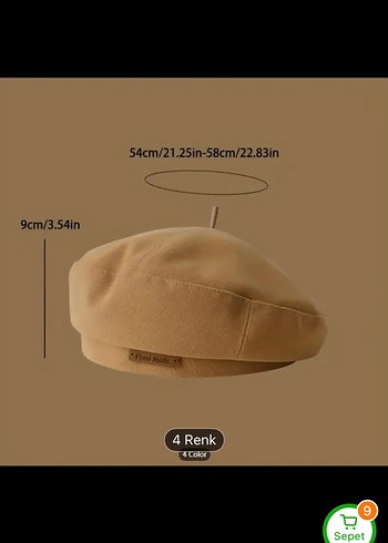 Camel Kadın ressam bere - Görsel 2