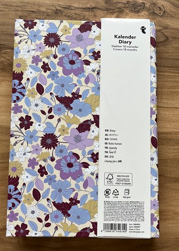 Flyintiger Mor Çiçekli Yarı Yıl Planlayıcı - Görsel 6