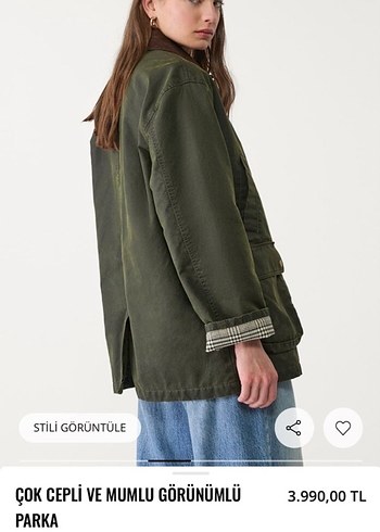 Stradivarius mum görünümlü ceket - Görsel 2