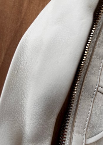 Mango Beyaz Deri fileli Kadın Çanta - Görsel 5