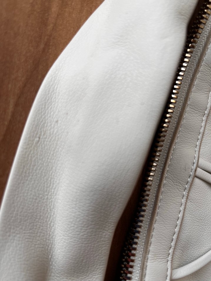 Mango Beyaz Deri fileli Kadın Çanta - Görsel 5