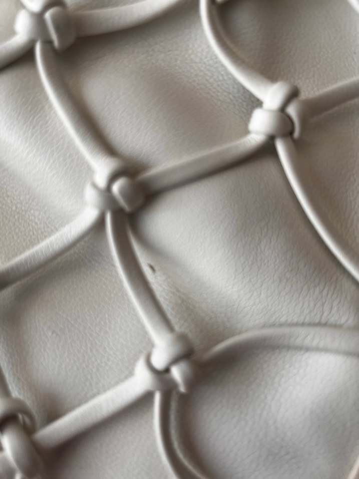 Mango Beyaz Deri fileli Kadın Çanta - Görsel 4