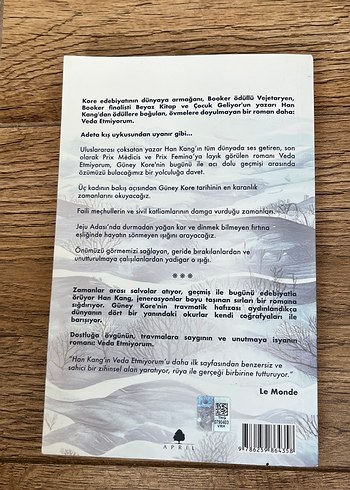 Veda Etmiyorum - Han Kang