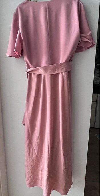 38 Beden pembe Renk Pembe düğün elbisesi