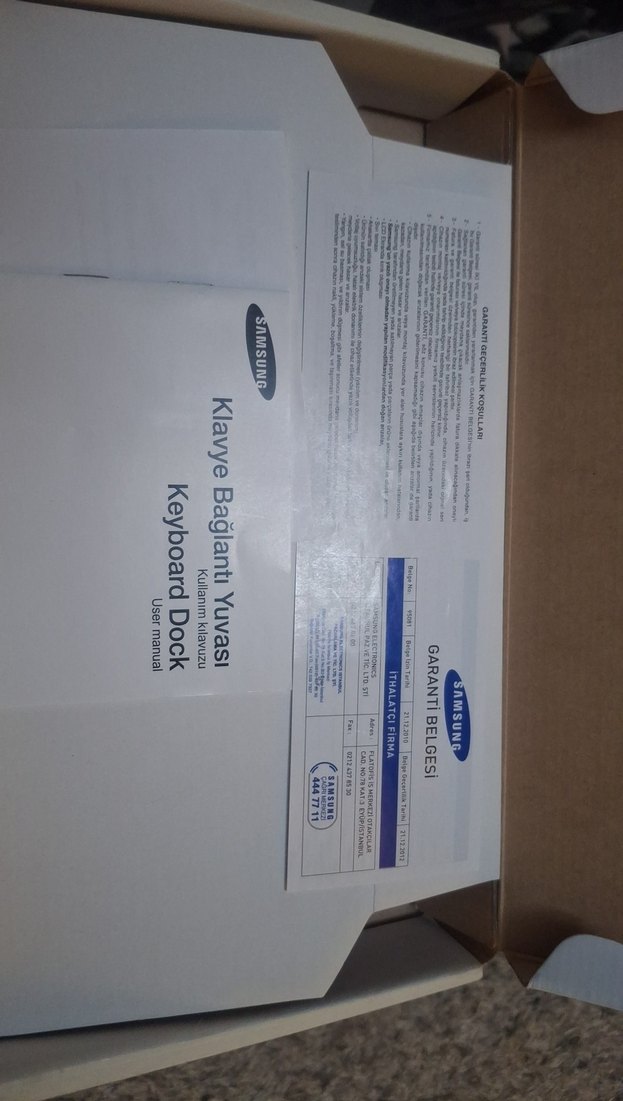 Samsung Galaxy Tab Klavye Dock Beyaz - Görsel 3