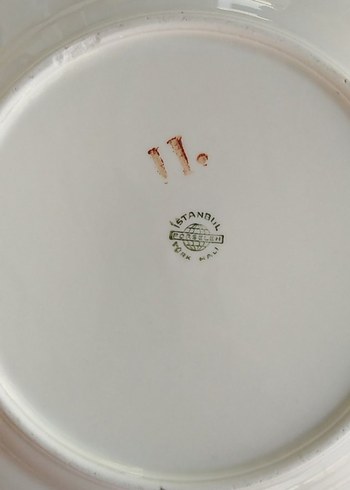 Vintage İstanbul porselen tabak - Görsel 5