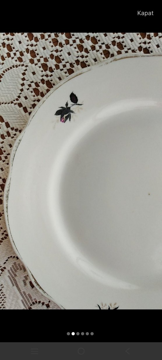 Vintage İstanbul porselen tabak - Görsel 2