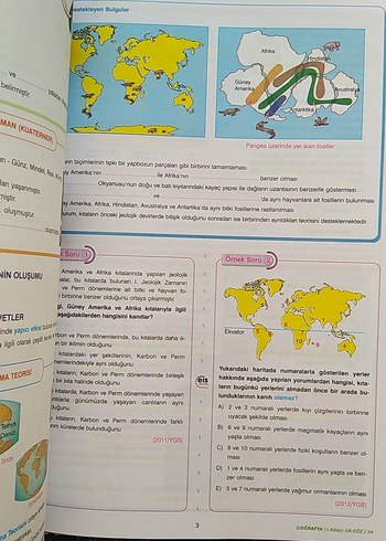  Beden Ücretsiz Coğrafya Ders Föyleri Kitabı 1