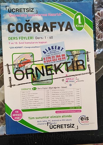 Ücretsiz Coğrafya Ders Föyleri Kitabı 1