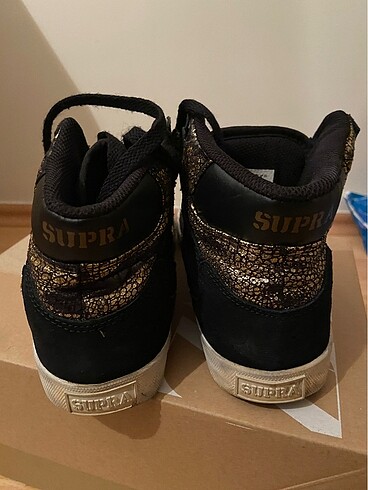 39 Beden siyah Renk Supra High Sneaker