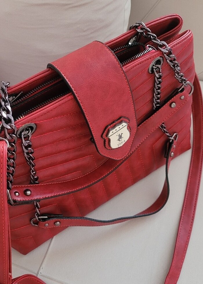 Bordo çanta - Görsel 3