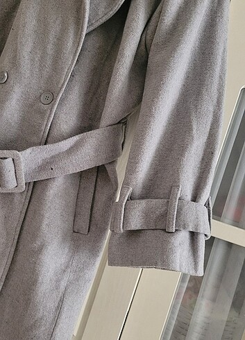 Kaşe kaban gri - Görsel 2