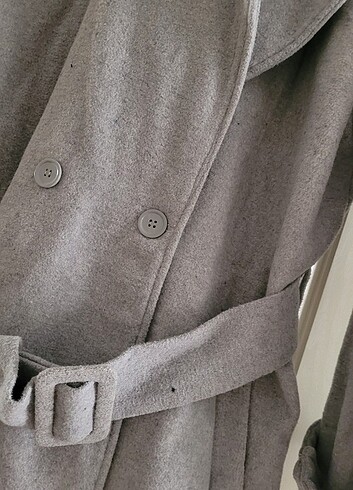 Kaşe kaban gri - Görsel 3