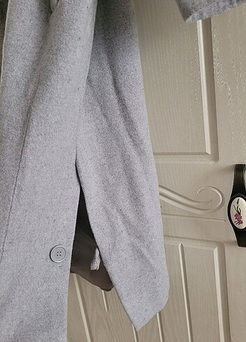 Kaşe kaban gri - Görsel 4