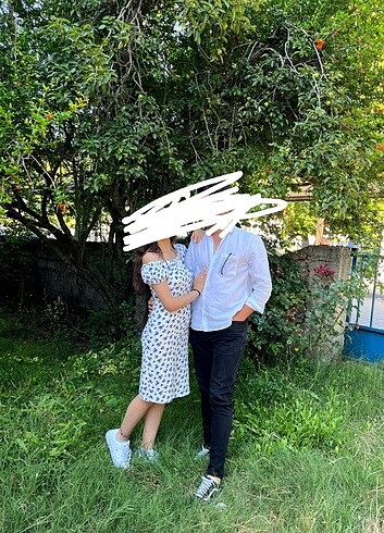 m Beden beyaz Renk Elbise