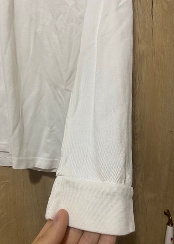 Erkek Beyaz Uzun Kollu Lacoste - Görsel 4