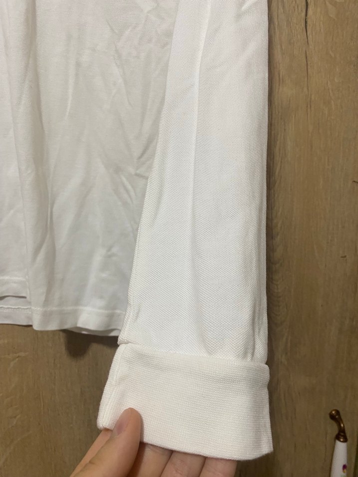 Erkek Beyaz Uzun Kollu Lacoste - Görsel 4