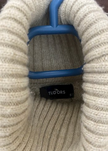 Bej Erkek Boğazlı Triko Kazak - Görsel 2