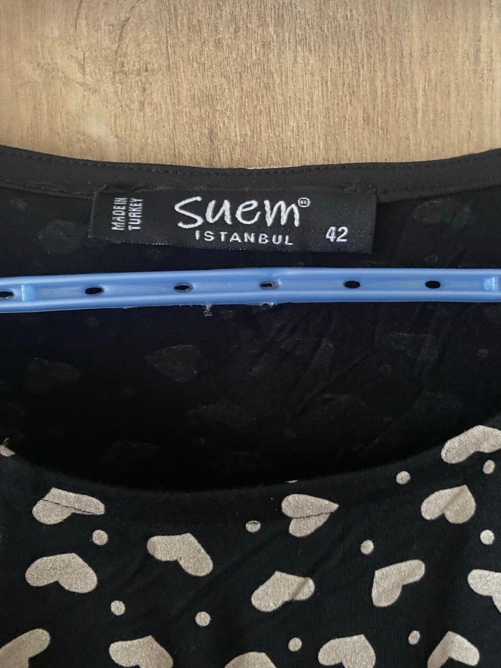 Uzun Kollu Siyah Pilili Kadın Elbise - Görsel 4