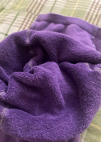 Nakışlı ve Noktalı Desenli Mor Çocuk Külotlu Çorap - Görsel 5