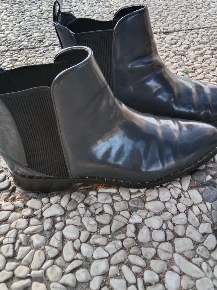 Kadın Lacivert Bot - Görsel 3