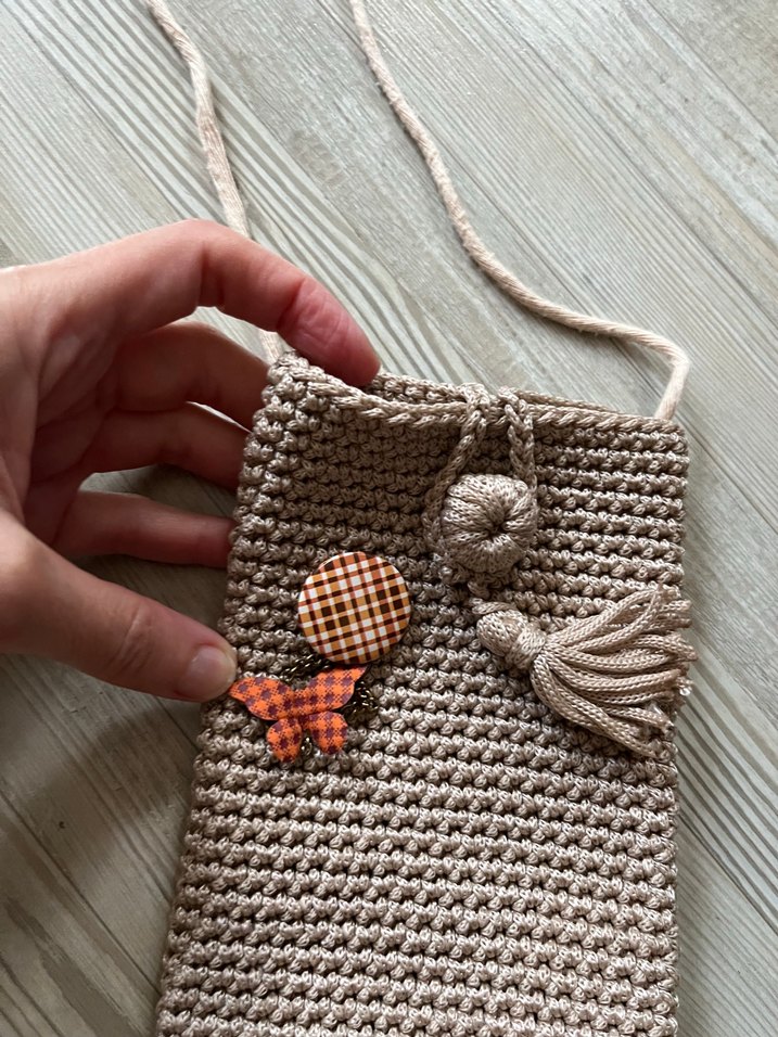 Örgü Çapraz Çanta - Görsel 2