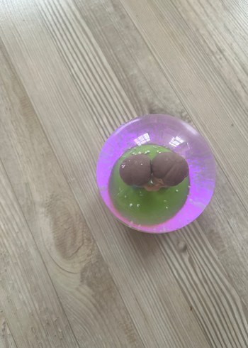 Kişiye Özel Fotoğraflı Pembe Kar Küresi - Görsel 4