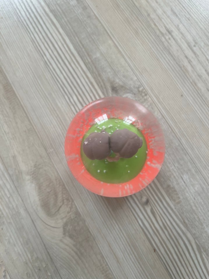 Kişiye Özel Fotoğraflı Pembe Kar Küresi - Görsel 3