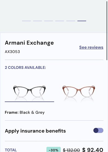 Armani Exchange Şeffaf Gri Kadın Gözlüğü - Görsel 3