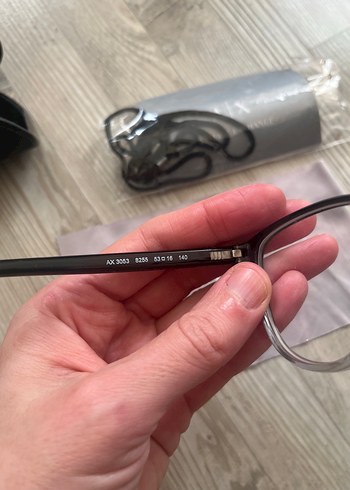 Armani Exchange Şeffaf Gri Kadın Gözlüğü - Görsel 10