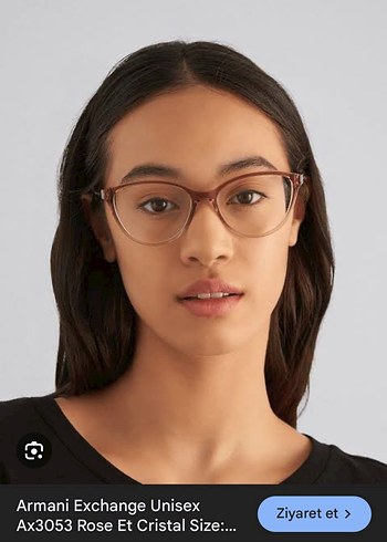 Armani Exchange Şeffaf Gri Kadın Gözlüğü - Görsel 7