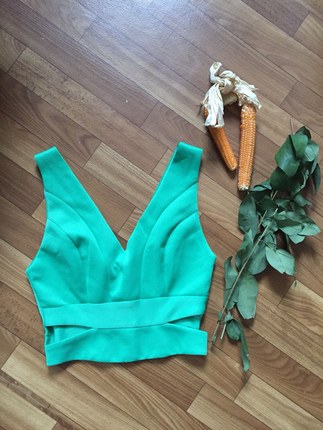 Diğer Croptop yesil harika model