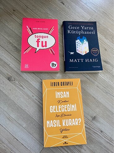 3 adet kitap