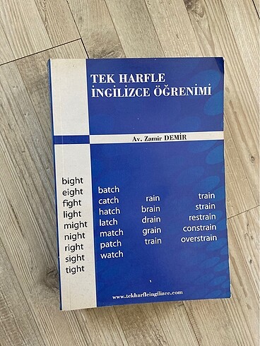 İngilizce öğrenme kitabı